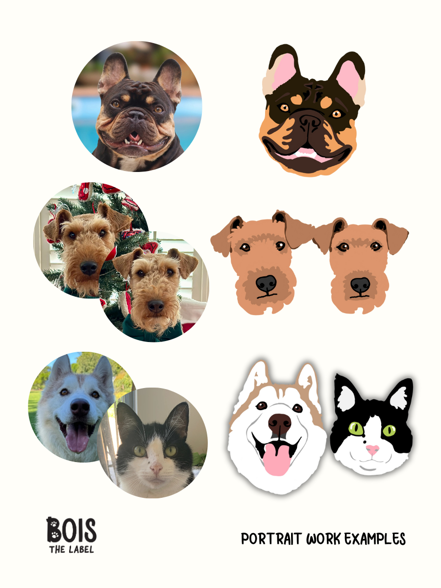 Custom Pet Portrait Tshirt