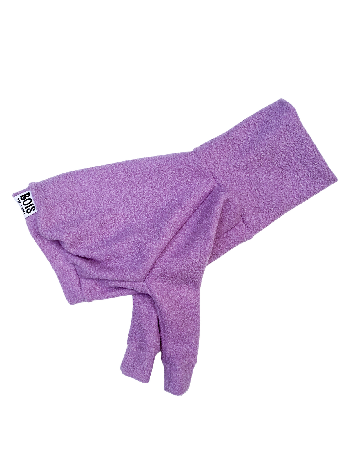 Lilac Teddy Dog Turtleneck BOIS The Label