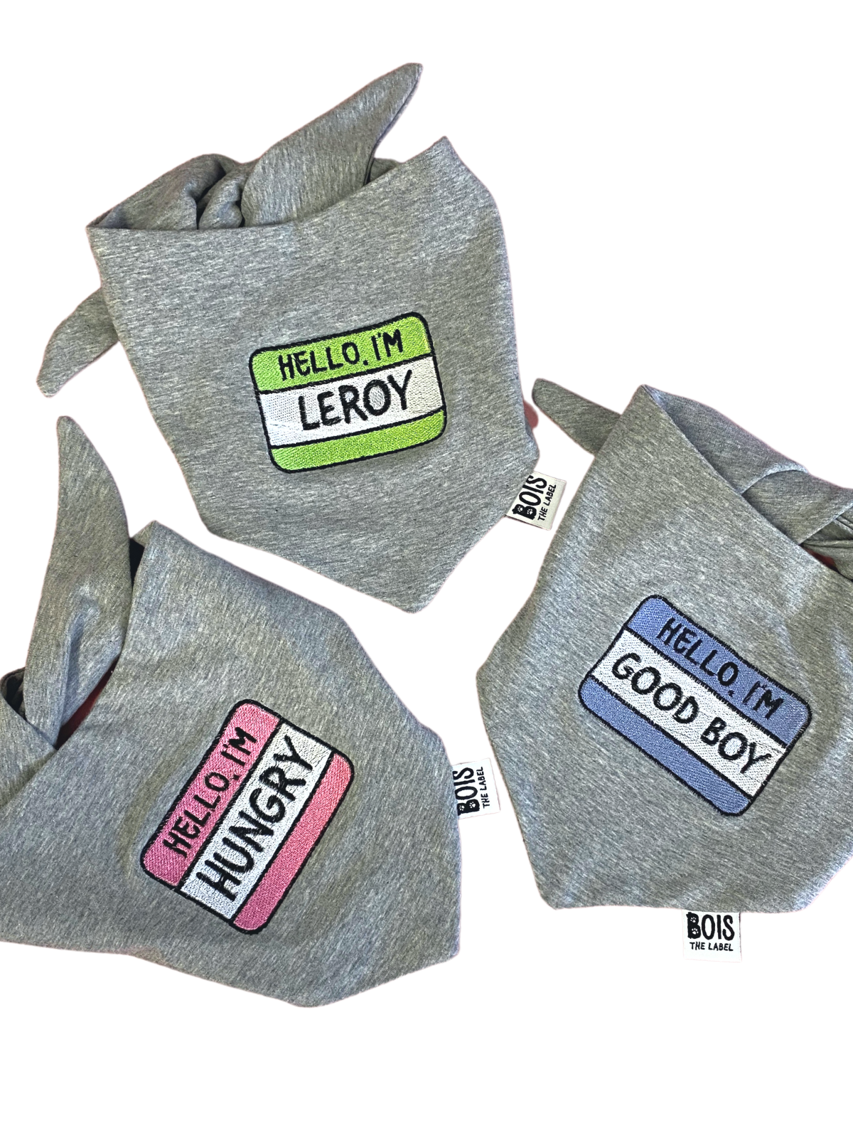 Custom Name Tag Dog Bandana