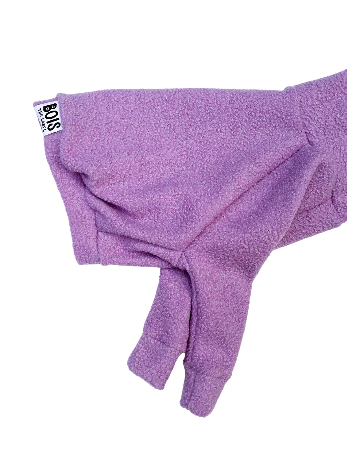 Lilac Teddy Dog Turtleneck BOIS The Label