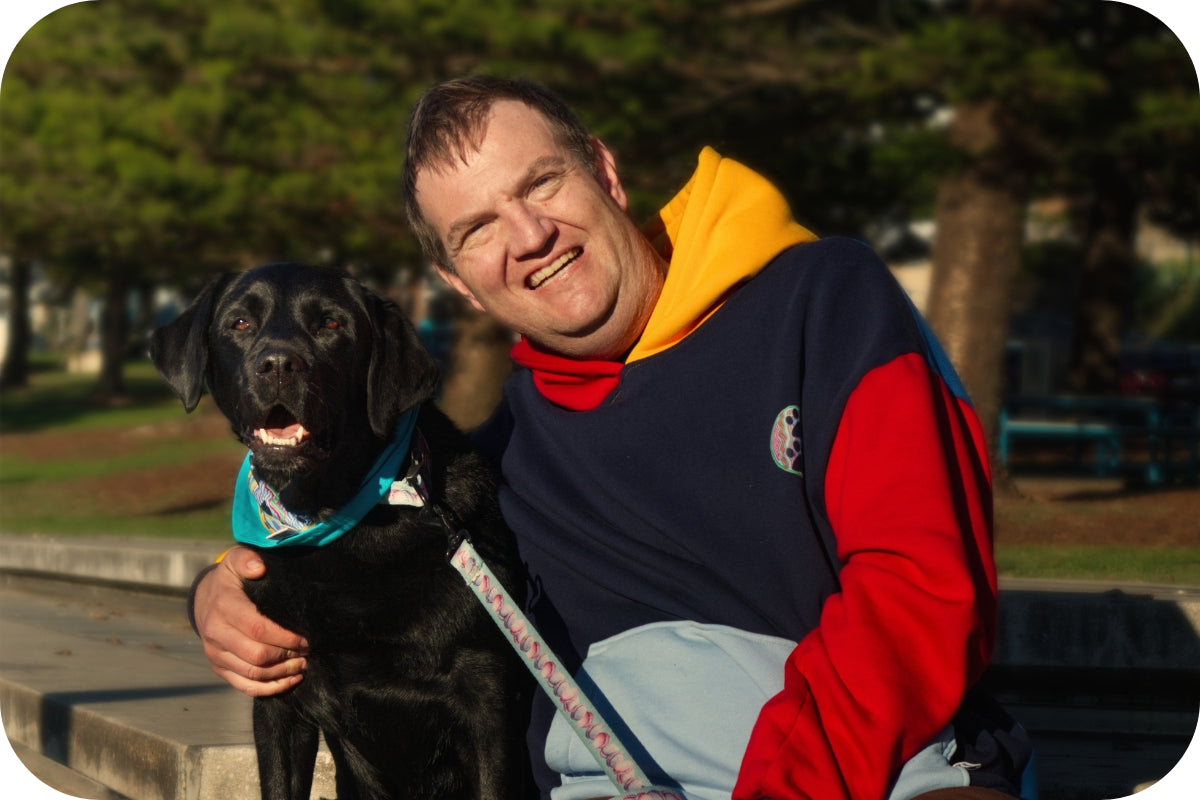The Creative Force and Compassionate Heart Behind the Byron Boehm Dog Bandana
