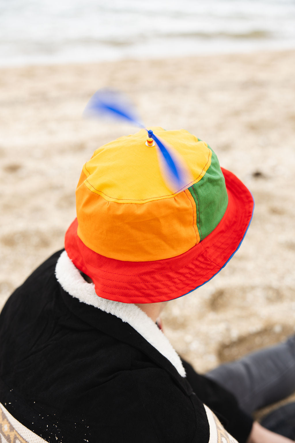 Retro Spinning Propeller Human Bucket Hat