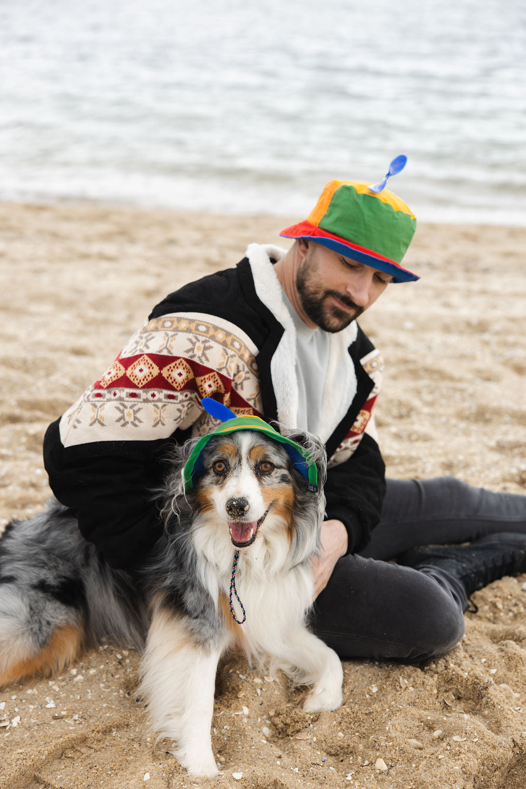 Matching Dog and Owner Retro Spinning Propeller Hats