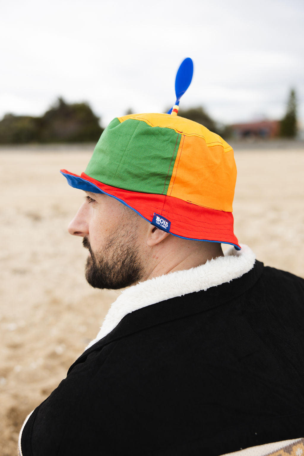 Retro Spinning Propeller Human Bucket Hat