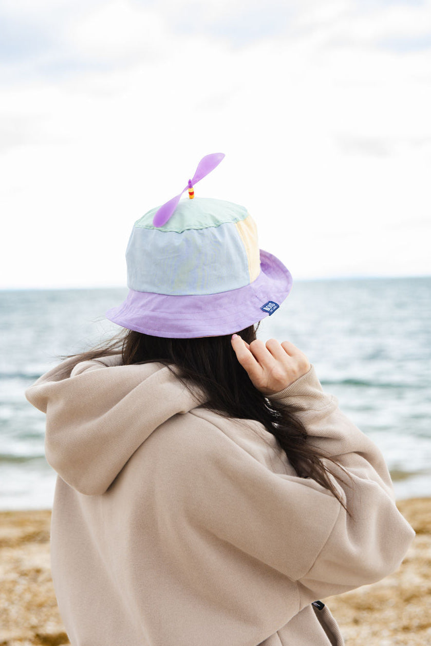 Pastel Spinning Propeller Human Bucket Hat