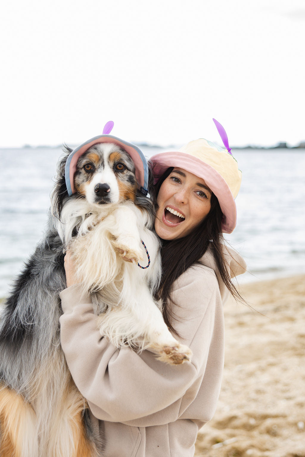 Matching Dog and Owner Pastel Spinning Propeller Hats