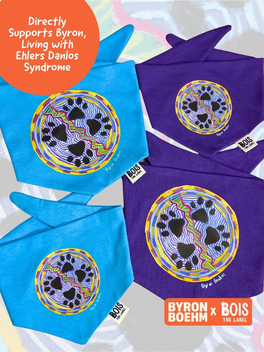 Paws Art Dog Bandana - by Byron Boehm PREORDER