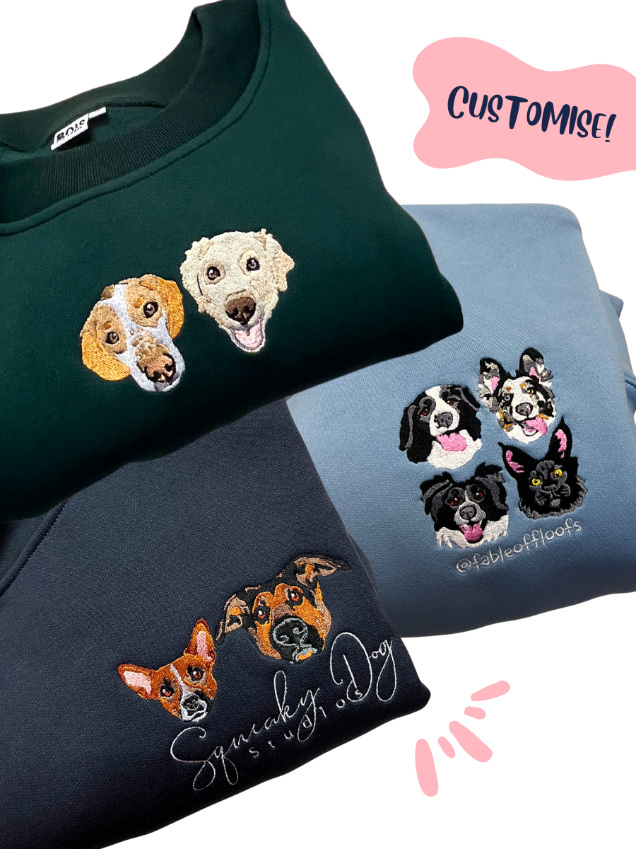Custom Pet Portrait Crewneck