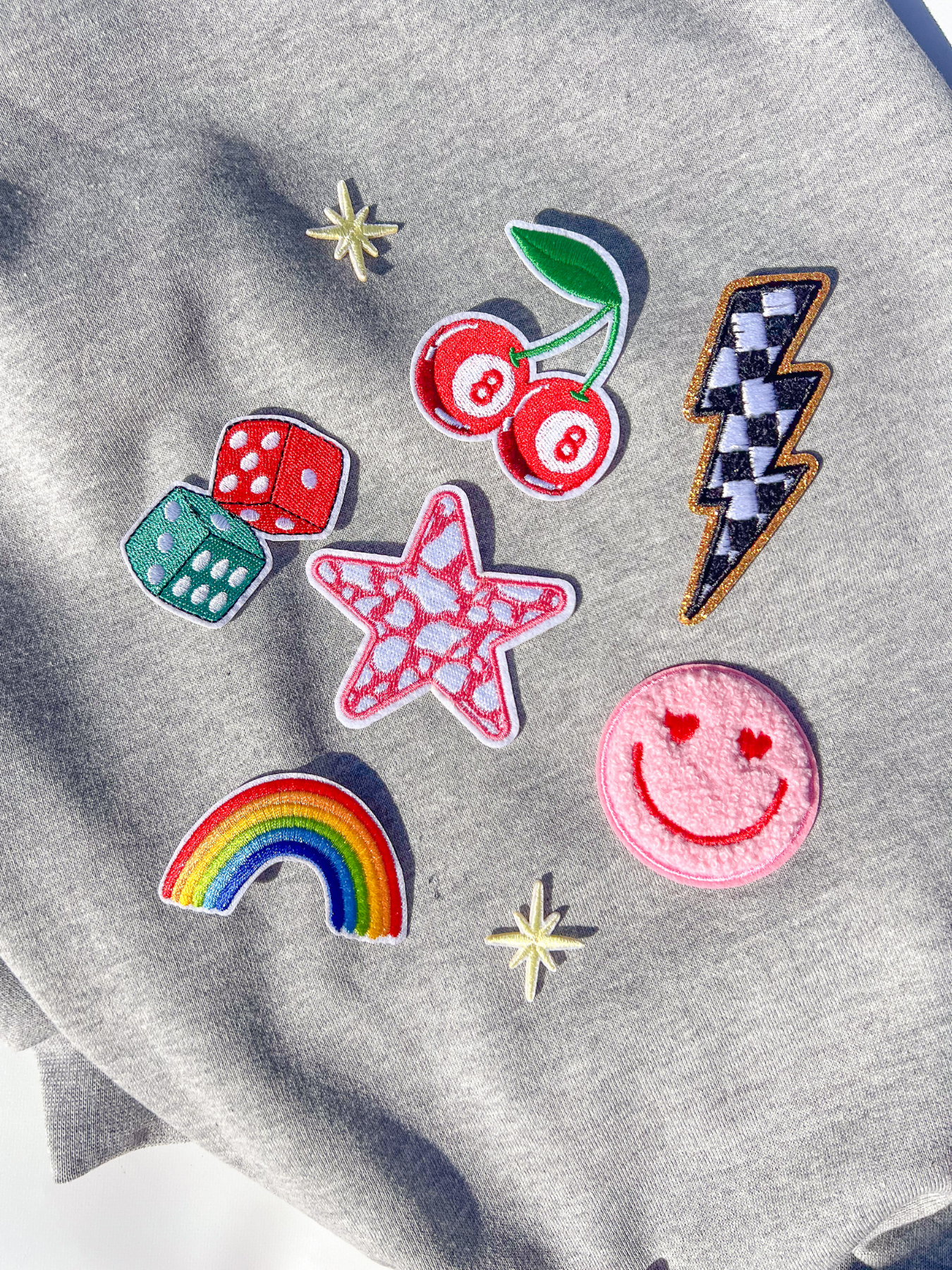 DIY Iron Patch Dog Sweater