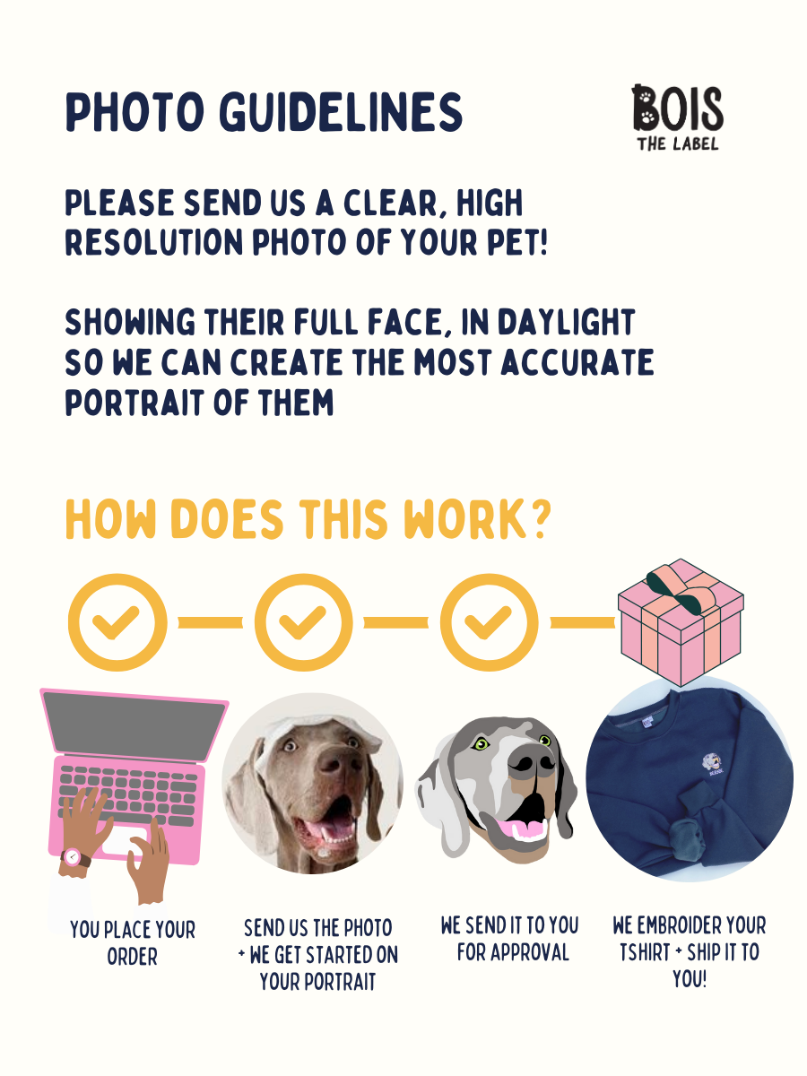 Custom Pet Portrait Tshirt