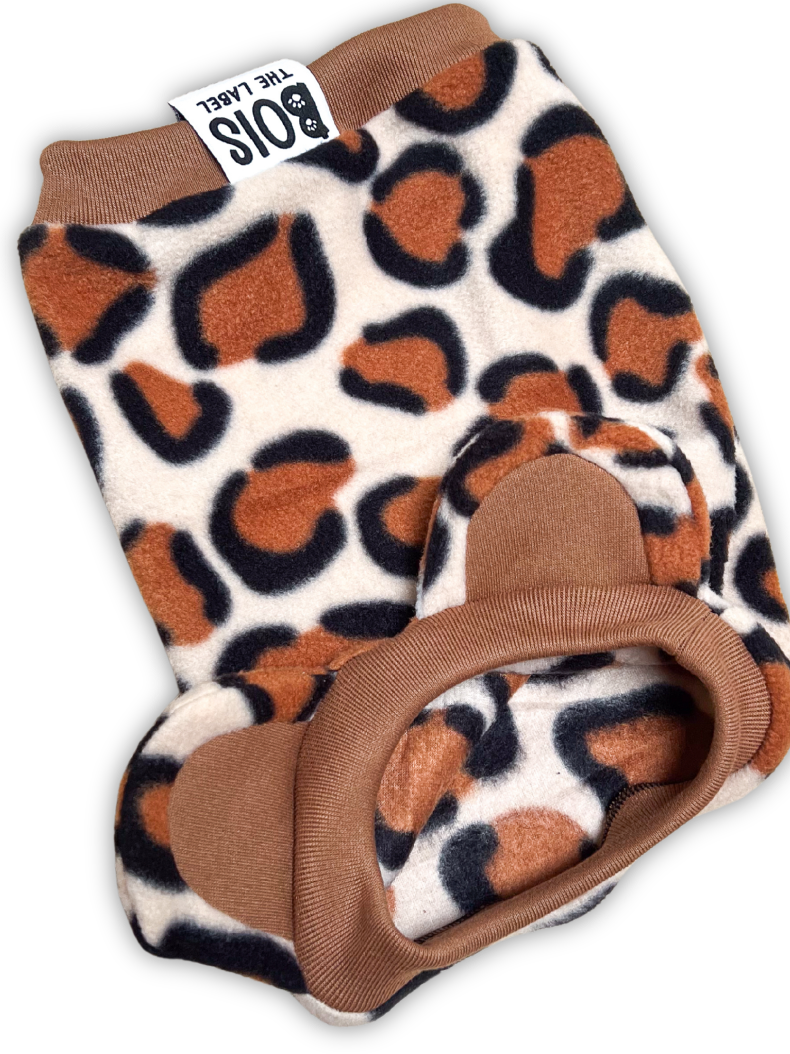 Cheetah Leopard Snood Dog Costume