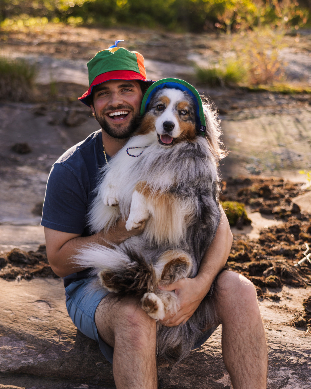 Casquettes rétro à hélice assorties pour chien et propriétaire