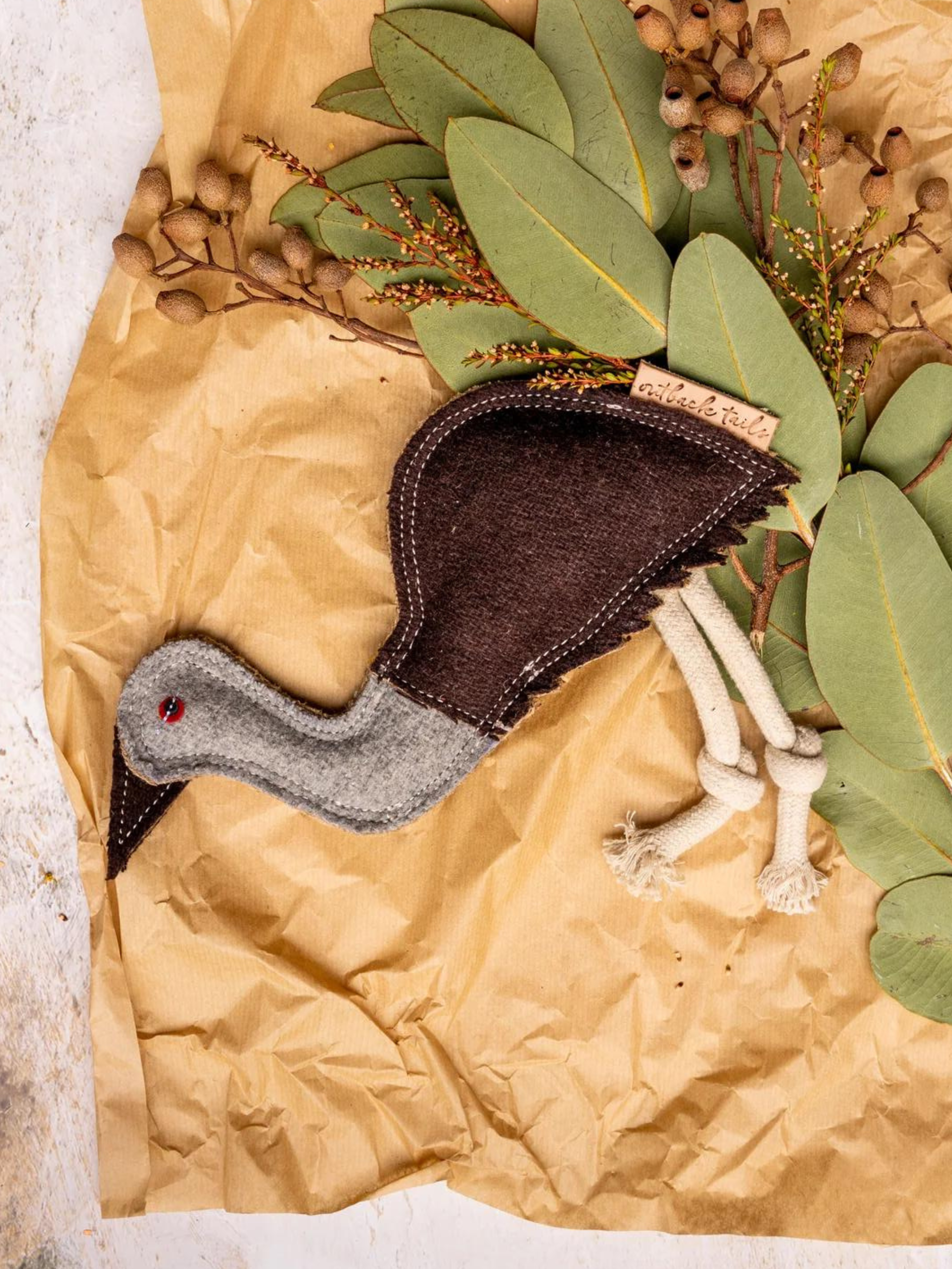 OUTBACK FELT TOY - ERNIE THE EMU