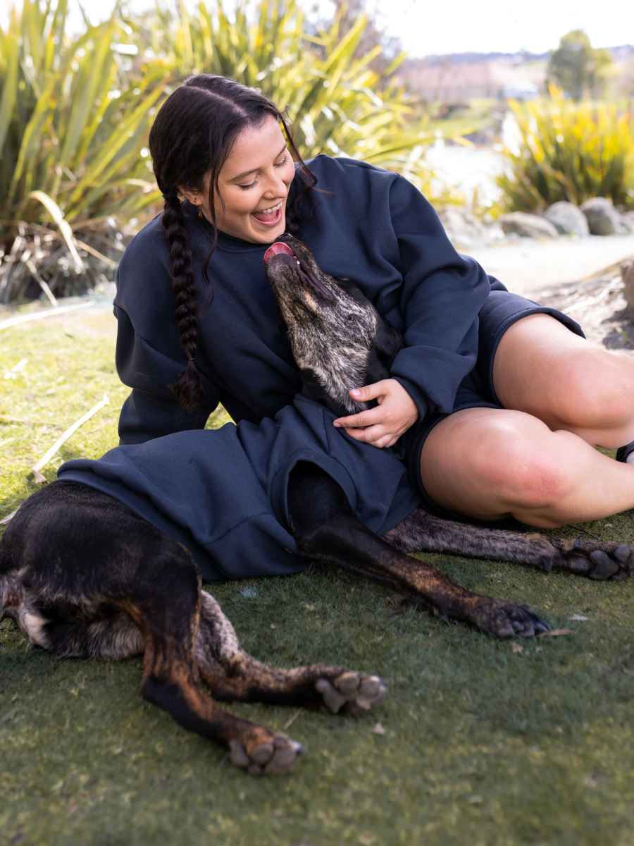 Charcoal Crewneck Matching Set