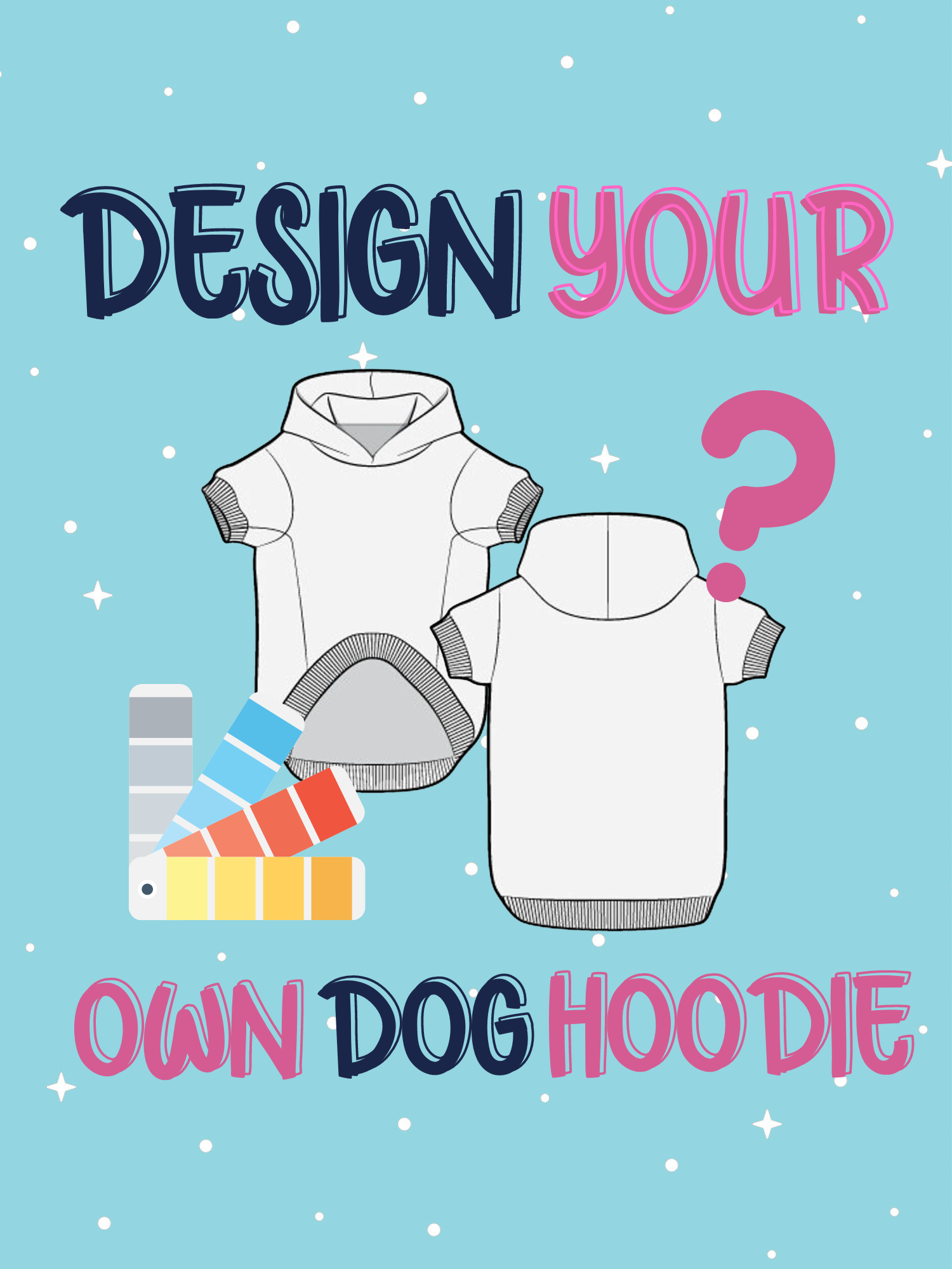 Custom Design Dog Hoodie