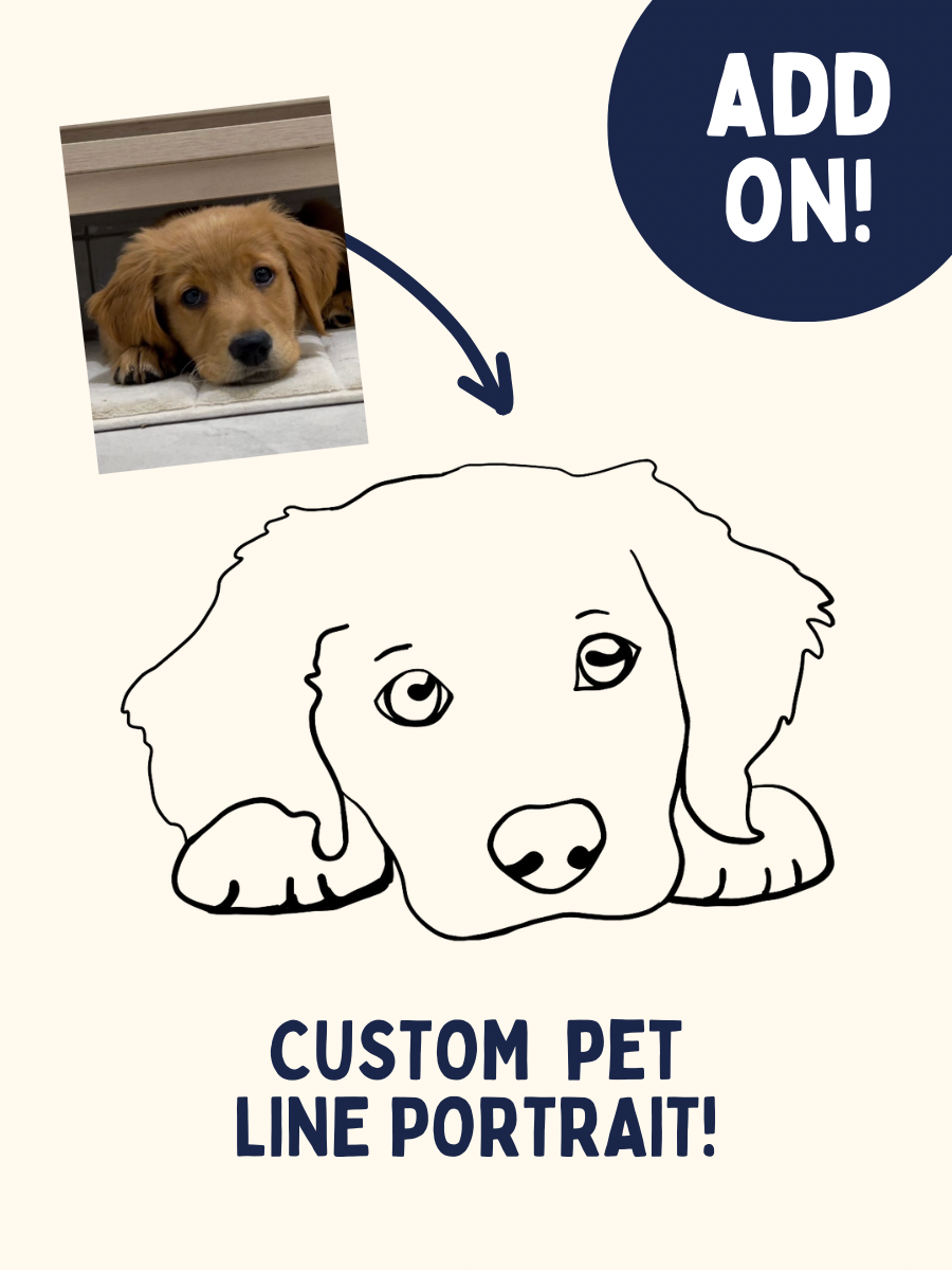 ADD ON: Pet Line Portrait for eligible BOIS items