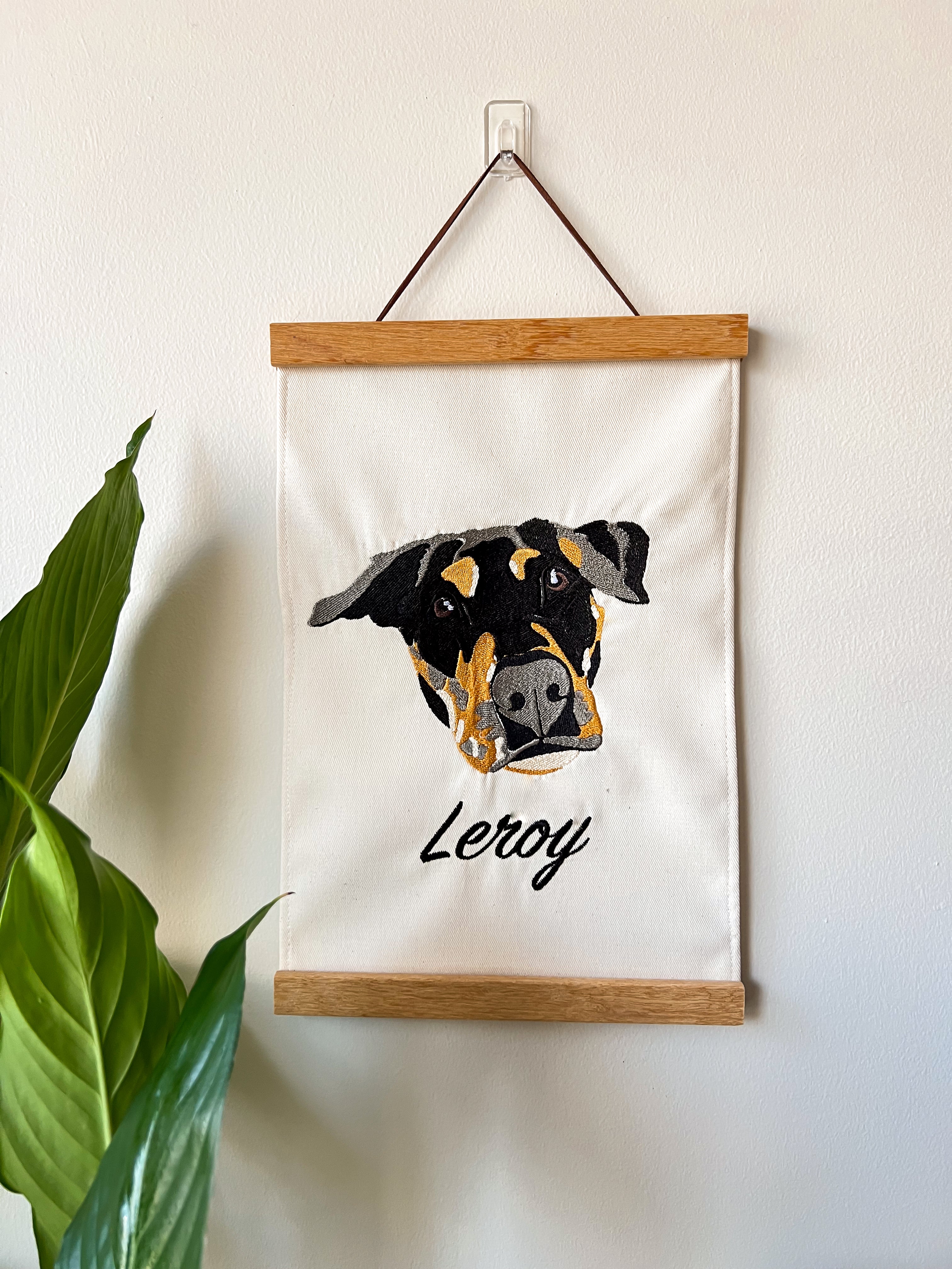 Custom Pet Portrait Wall Hanging