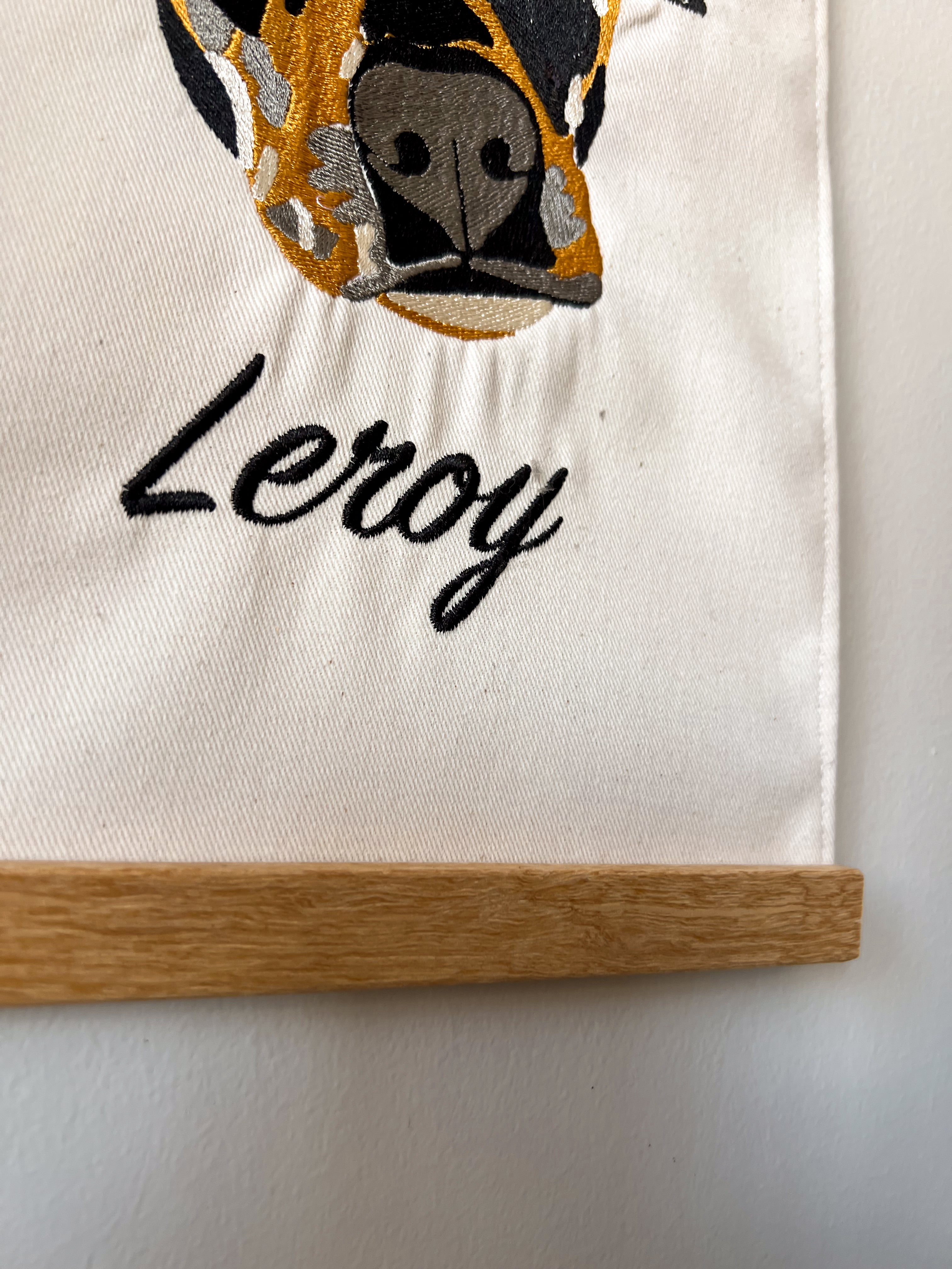 Custom Pet Portrait Wall Hanging