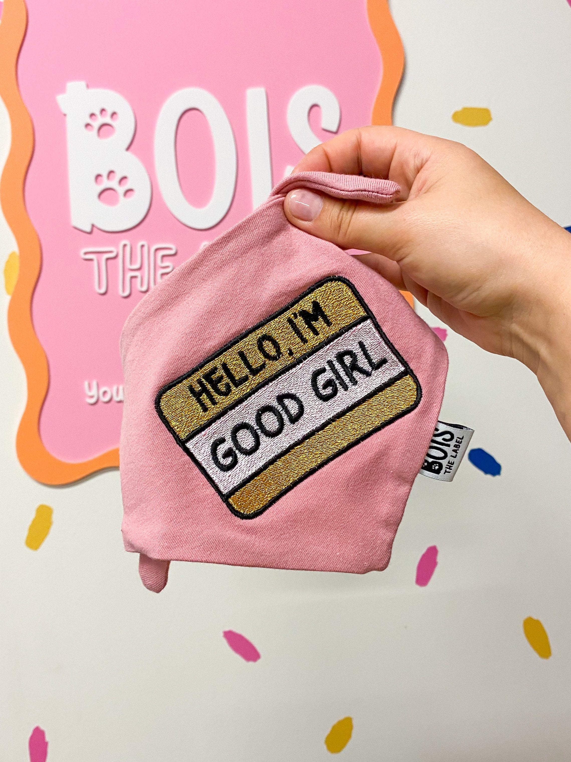 Custom Name Tag Dog Bandana