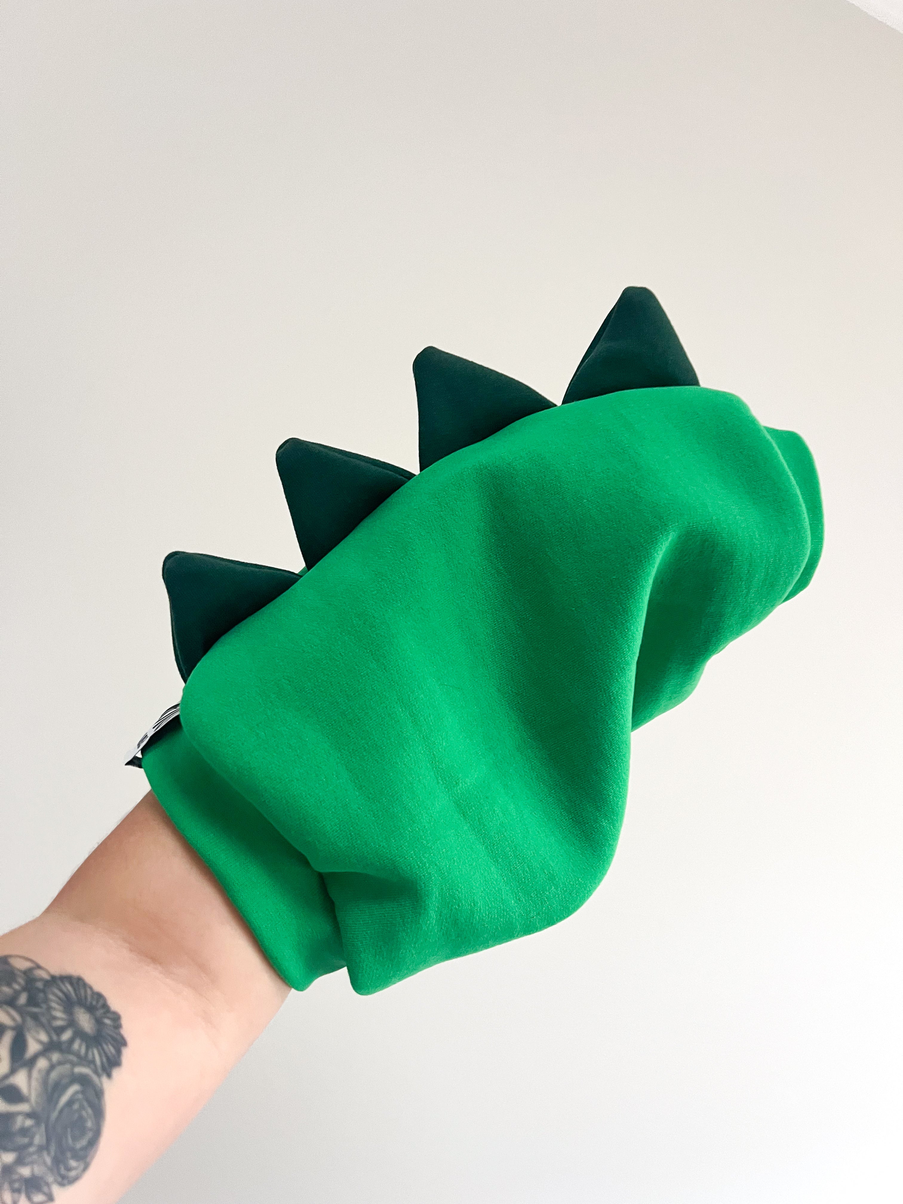 Green Dinosaur Snood Dog Costume