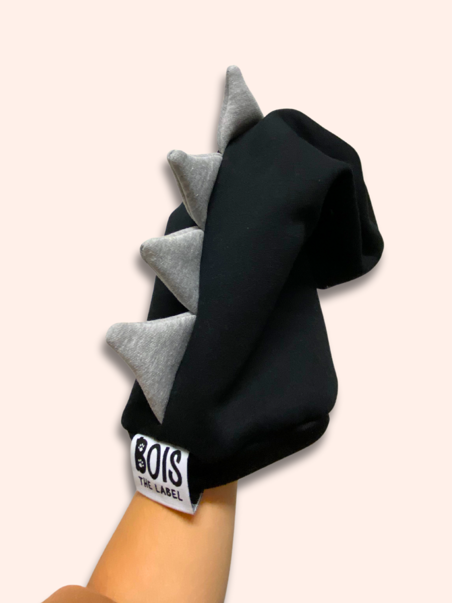 Black Dinosaur Snood Dog Costume