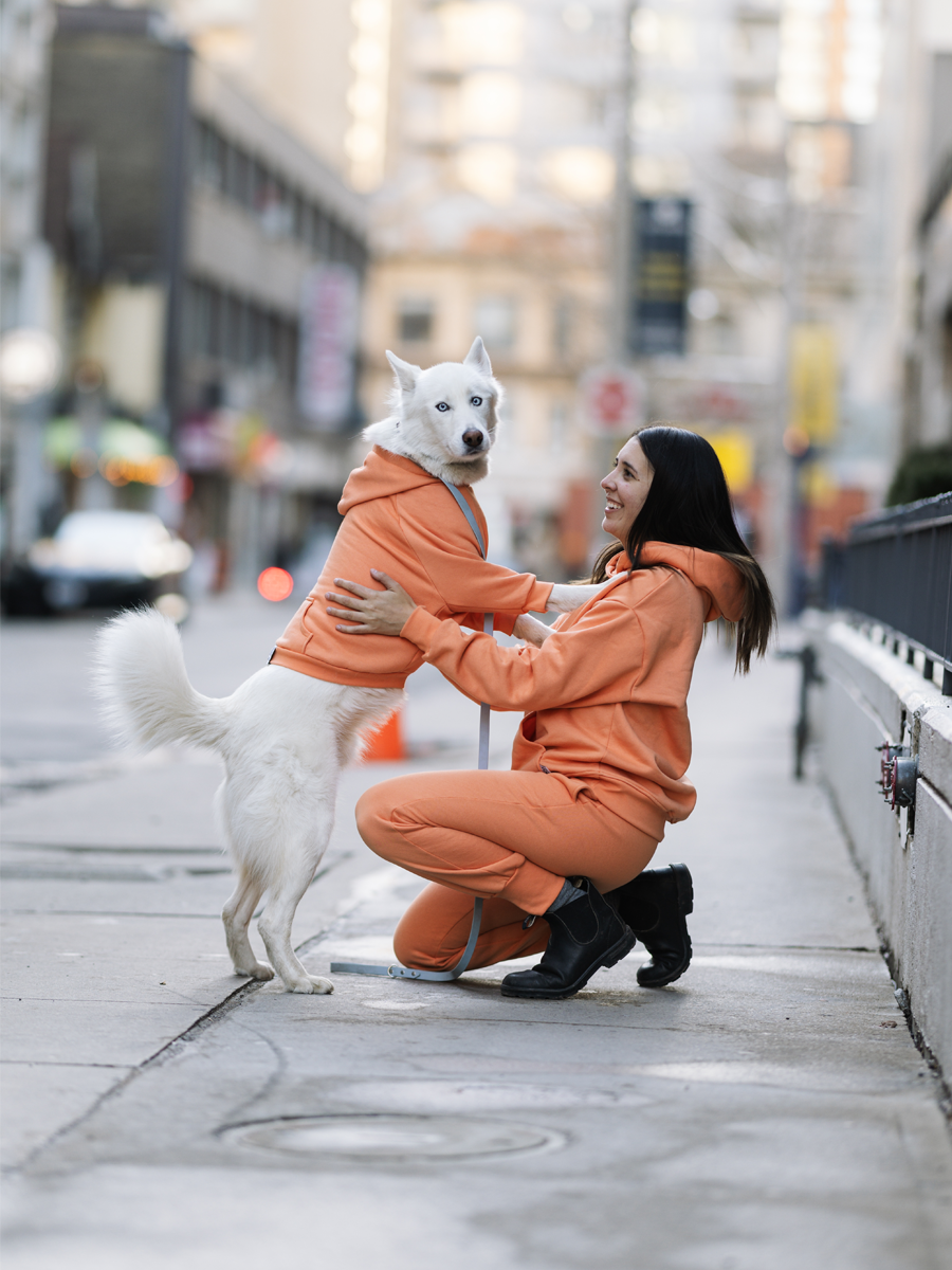 Orange is the New Bark Matching Set