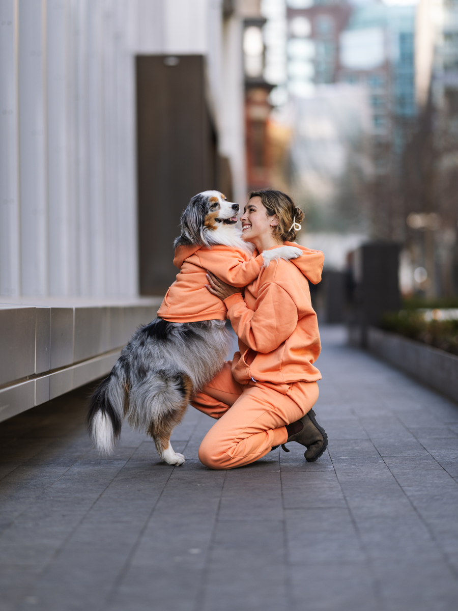Orange is the New Bark Matching Set