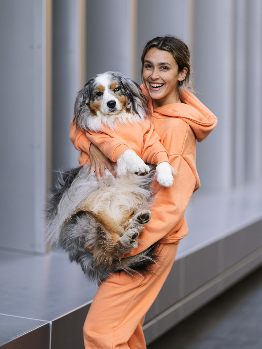 Orange is the New Bark Matching Set