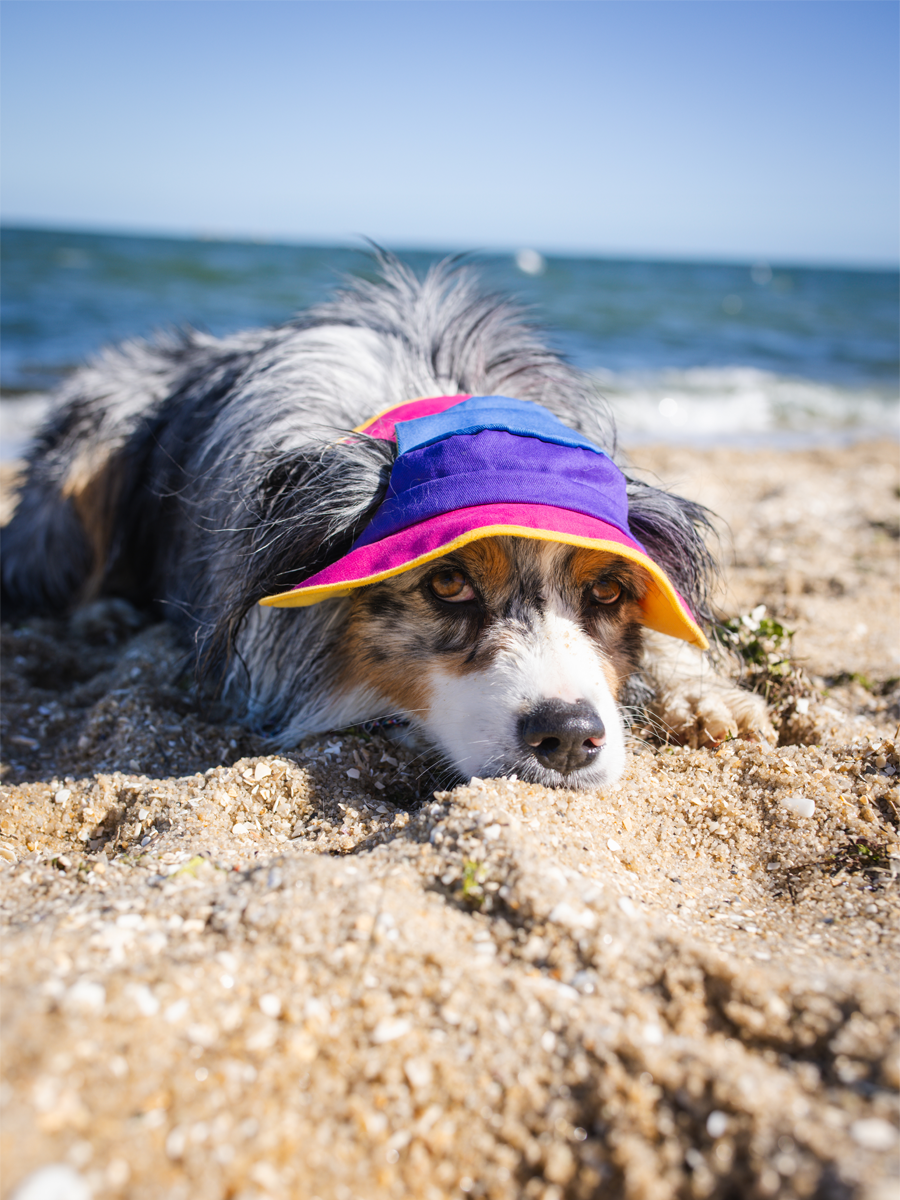 80s Dog Reversible Bucket Hat