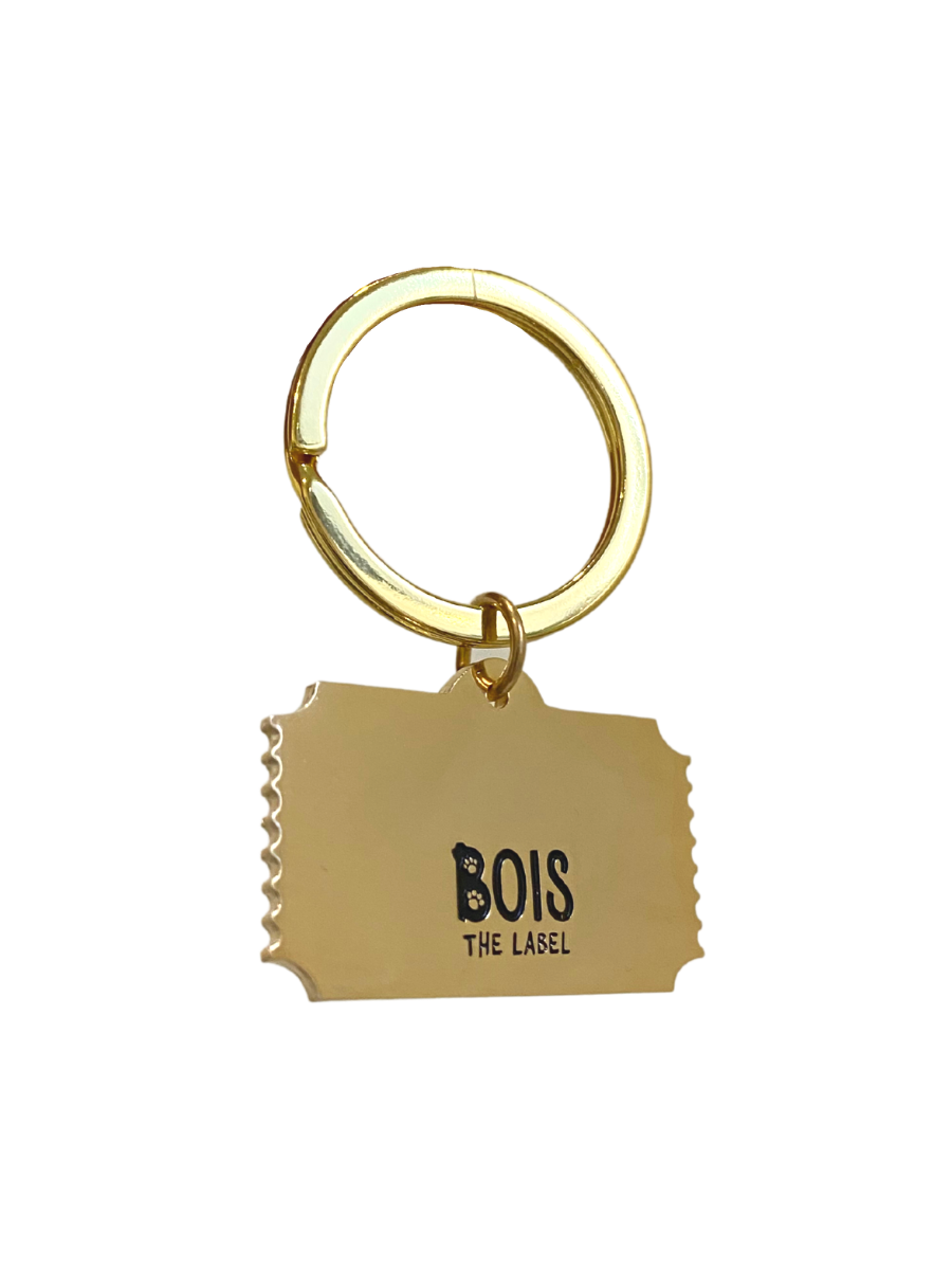 "Zoomies Movie Ticket" Key Ring / Dog Tag