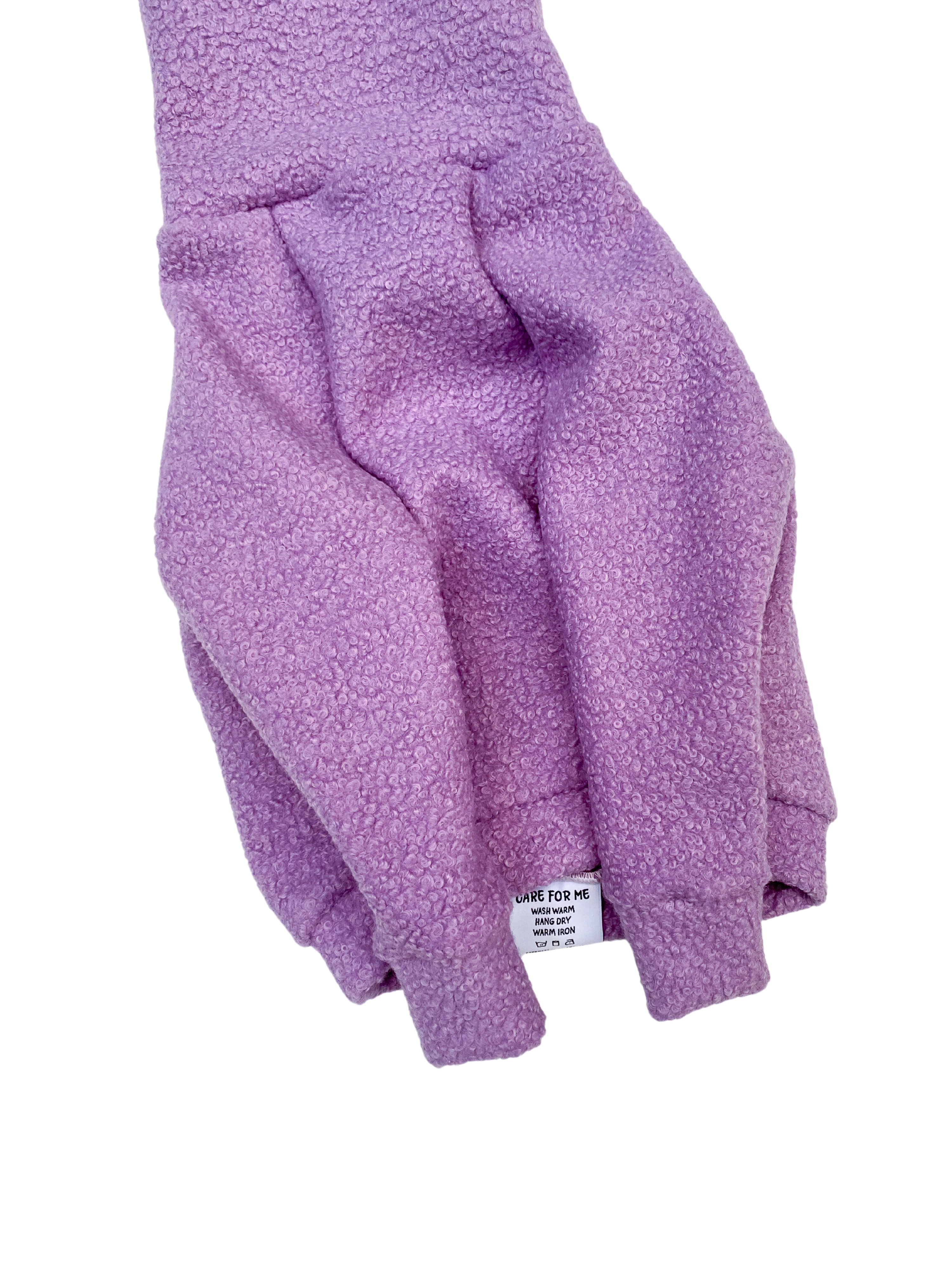 Lilac Teddy Dog Turtleneck