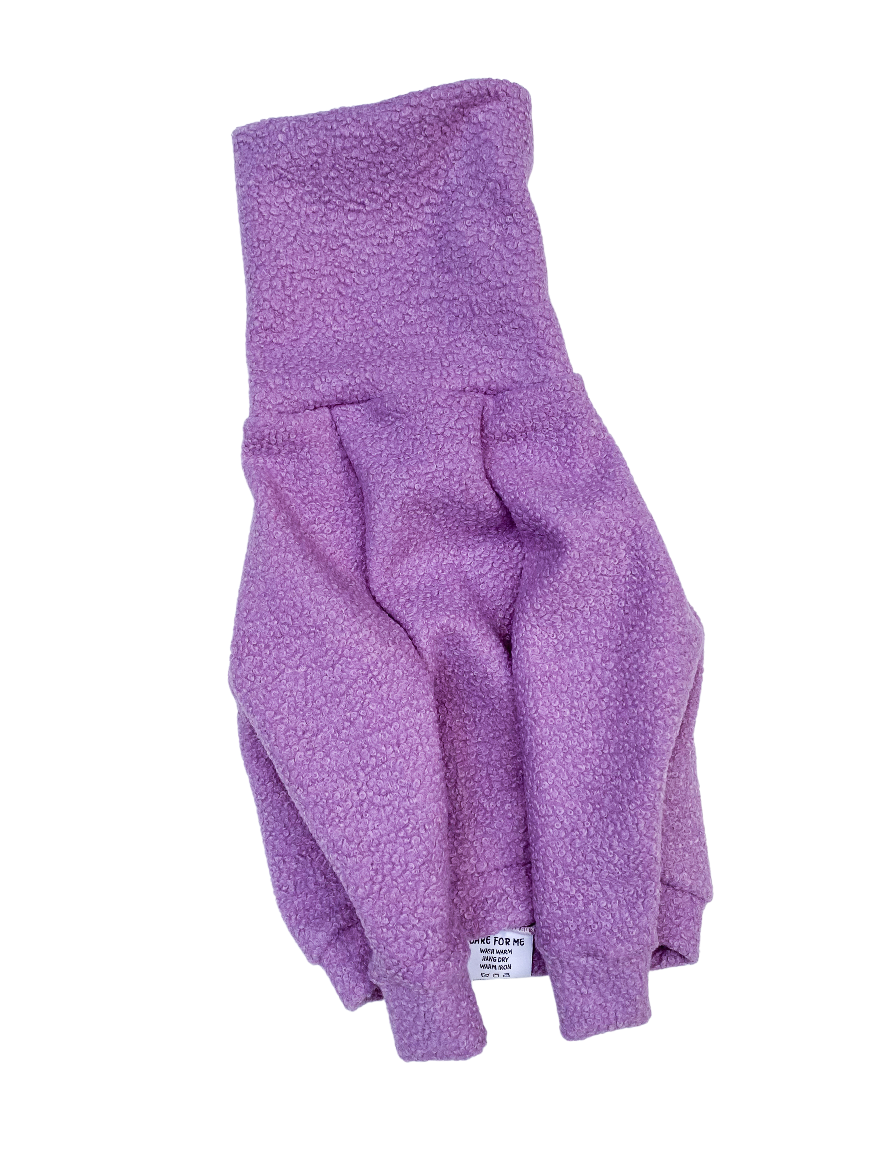 Lilac Teddy Dog Turtleneck