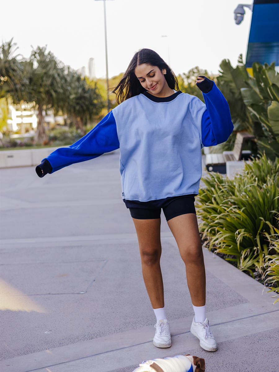 Blues Crews Human Crewneck